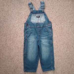 OshKosh B'gosh Striped Denim Overalls